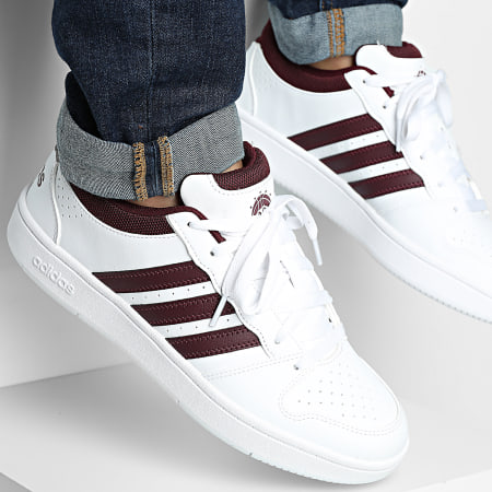 Adidas Sportswear - Baskets Hoops Classic KI1054 Footwear White Maroon
