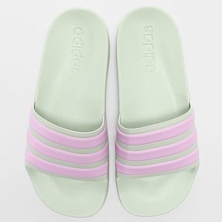Adidas Performance - Chanclas Mujer Adilette Shower IH9027 Verde Lino Bliss Lila