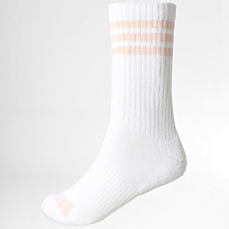 Adidas Sportswear - Lot De 6 Paires De Chaussettes 3 Stripes Essential Crew KE5493 Blanc