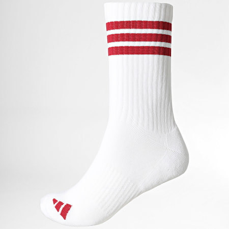 Adidas Sportswear - Lot De 6 Paires De Chaussettes 3 Stripes Essential Crew KE5493 Blanc