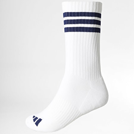Adidas Sportswear - Lot De 6 Paires De Chaussettes 3 Stripes Essential Crew KE5493 Blanc
