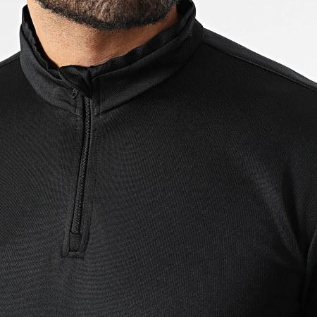 Adidas Sportswear - Tee Shirt Manches Longues Col Zippé Entrada 26 JZ6658 Noir