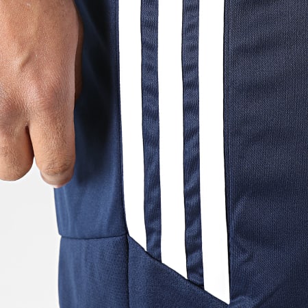 Adidas Sportswear - Short Jogging A Bandes Tiro 26 KA8790 Bleu Marine Blanc