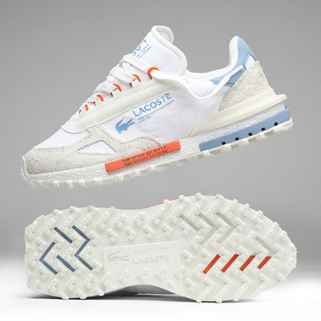 Lacoste - Zapatillas Elite Active 1263 Blanco Azul Claro