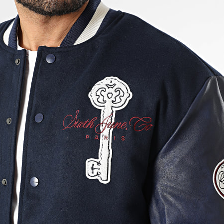 Sixth June - Veste Bomber 725 Bleu Marine