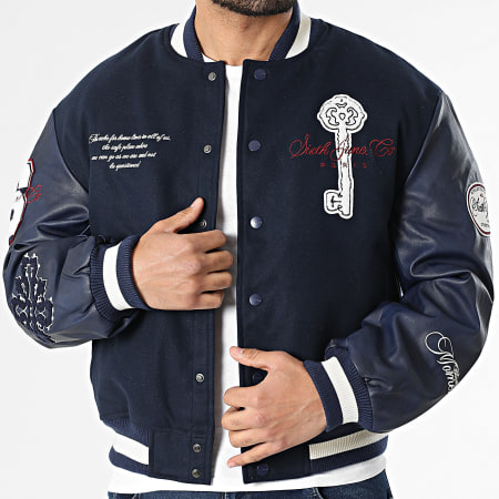 Sixth June - Veste Bomber 725 Bleu Marine