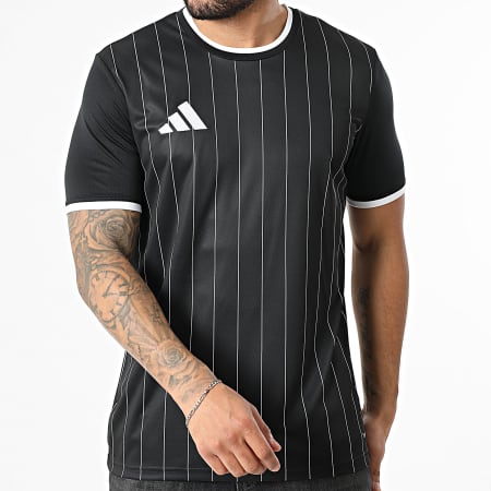 Adidas Sportswear - Tee Shirt Slim Entrada 26 GFX Jersey KB3974 Noir Blanc