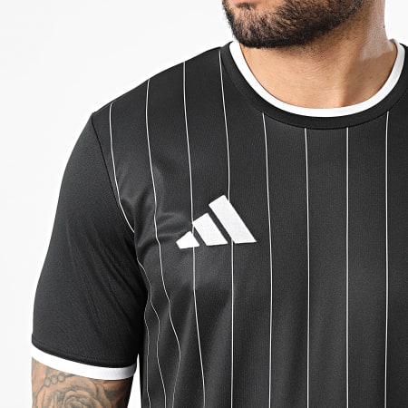 Adidas Sportswear - Tee Shirt Slim Entrada 26 GFX Jersey KB3974 Noir Blanc