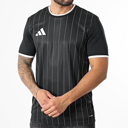 Adidas Sportswear - Tee Shirt Slim Entrada 26 GFX Jersey KB3974 Noir Blanc