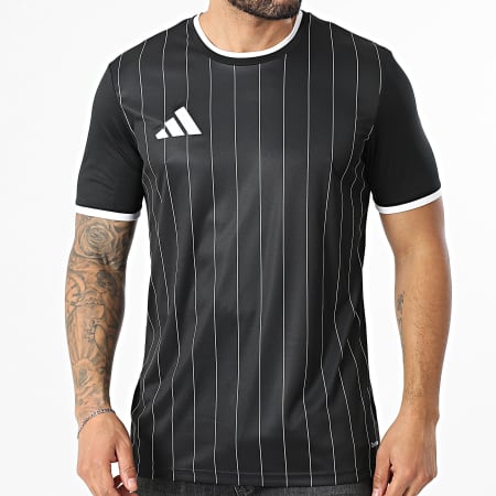 Adidas Sportswear - Tee Shirt Slim Entrada 26 GFX Jersey KB3974 Noir Blanc