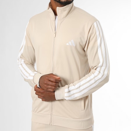 Adidas Sportswear - Ensemble De Survetement A Bandes 3 Stripes KR5358 Beige