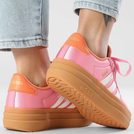Adidas Sportswear - Baskets Femme VL Court Bold J JQ1875 Bliss Pink Off White Dusky Orange