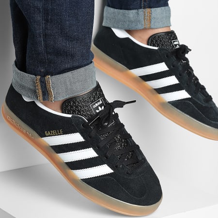 Adidas Originals - Baskets Gazelle Indoor JI2060 Core Black Footwear White Gum 2