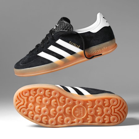 Adidas Originals - Baskets Gazelle Indoor JI2060 Core Black Footwear White Gum 2