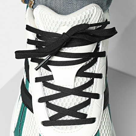 Adidas Sportswear - Baskets Technochaos 2000 HQ7288 Off White Core Black Collegiate Green