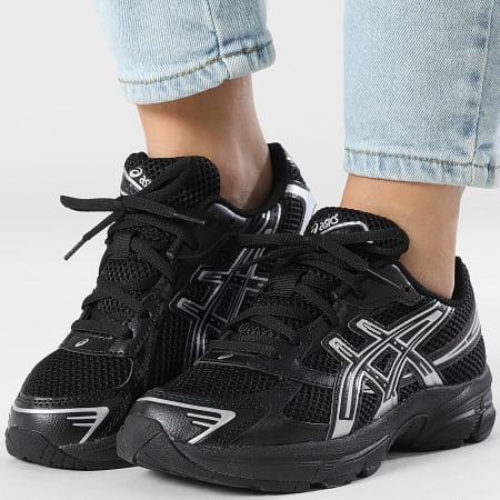 Asics - Sneakers Donna Gel 1130 GS 1204A169 Nero Argento Puro