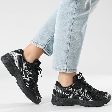 Asics - Sneakers Donna Gel 1130 GS 1204A169 Nero Argento Puro