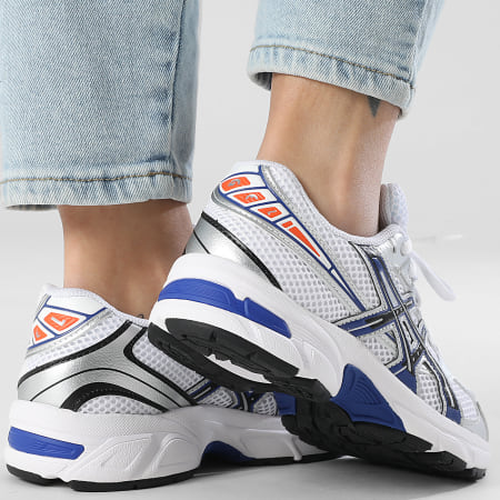 Asics - Sneakers Donna Gel 1130 GS 1204A163 Bianco Blu Prussiano