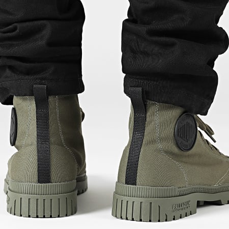 Palladium - Stivali Pampa SP20 Hi Canvas 76838 Olive Night