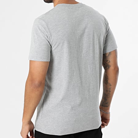 Superdry - Camiseta Heritage Relajada M1012216A Gris Jaspeado