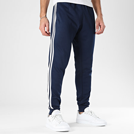 Adidas Originals - Pantalon Jogging A Bandes SST TP KE3516 Bleu Marine Blanc