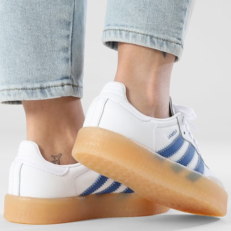 Adidas Originals - Baskets Femme Sambae W IH4027 Footwear White Blue Clear Sky