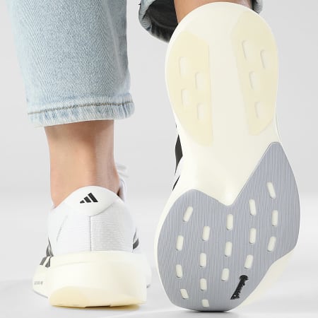 Adidas Sportswear - Sneakers Women adizero Evo SL J KI8482 Cloud White Core  Black Dash Grey - Ryses