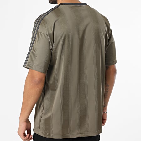 Adidas Originals - Tee Shirt A Bandes Jacquard Jersey KD5832 Marron