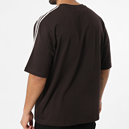 Adidas Originals - Tee Shirt A Bandes 3 Stripes KE2905 Marron Rose