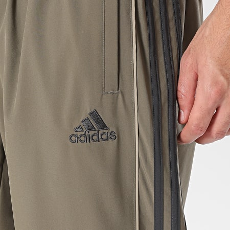 Adidas Sportswear - Pantalon Jogging A Bandes Teamgeist TP KD5865 Taupe