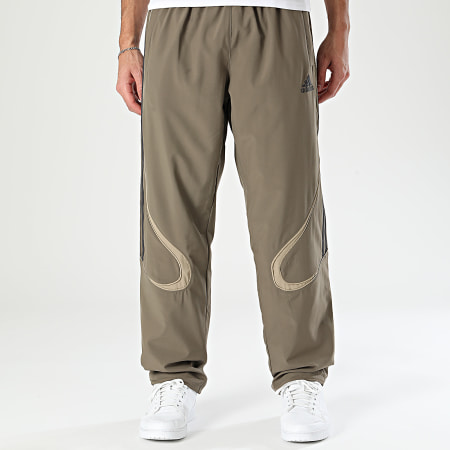 Adidas Sportswear - Pantalon Jogging A Bandes Teamgeist TP KD5865 Taupe