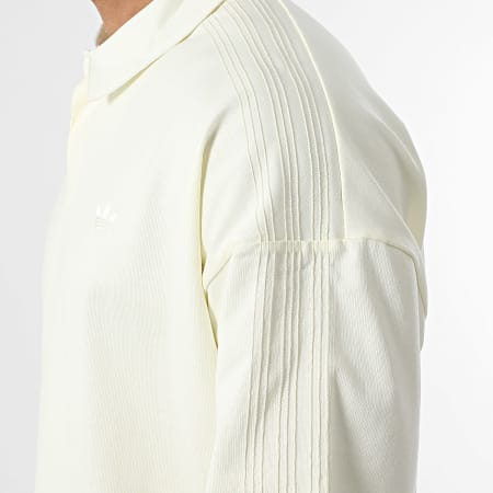 Adidas Originals - Polo Manches Courtes A Bandes Essential KD6570 Beige Clair