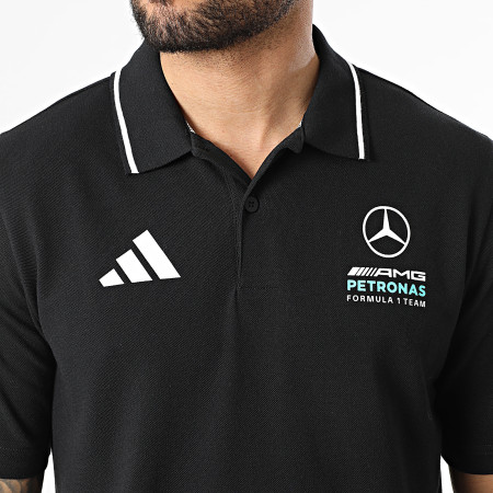 Adidas Sportswear - Polo Manches Courtes A Bandes AMG Mercedes DNA KE8165 Noir