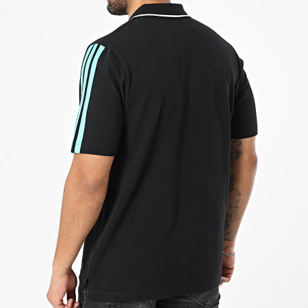 Adidas Sportswear - Polo Manches Courtes A Bandes AMG Mercedes DNA KE8165 Noir
