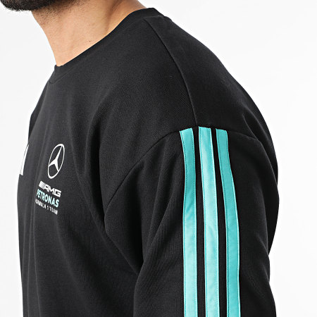 Adidas Sportswear - Sweat Crewneck A Bandes AMG Mercedes DNA KE8166 Noir