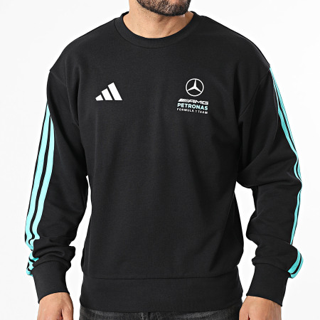 Adidas Sportswear - Sweat Crewneck A Bandes AMG Mercedes DNA KE8166 Noir