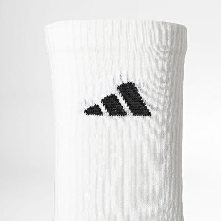Adidas Sportswear - Lot De 6 Paires Chaussettes Essential Crew KE5498 Blanc Noir