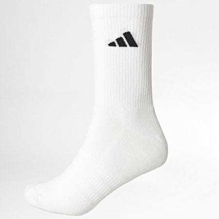 Adidas Sportswear - Lot De 6 Paires Chaussettes Essential Crew KE5498 Blanc Noir
