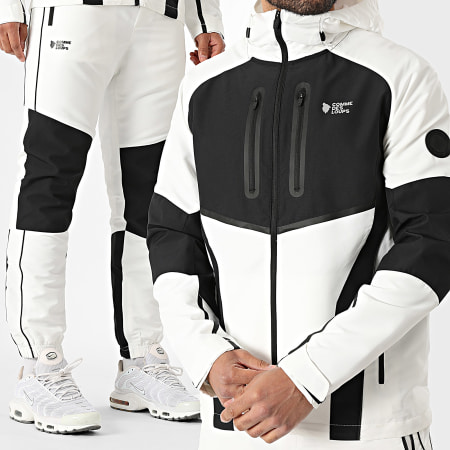 Comme Des Loups - Conjunto Fato de treino Ground Branco Preto