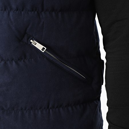 Frilivin - Plumífero sin mangas U77 Azul Marino