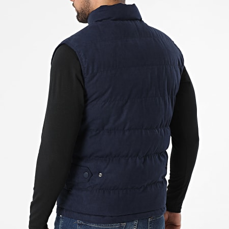 Frilivin - Plumífero sin mangas U77 Azul Marino