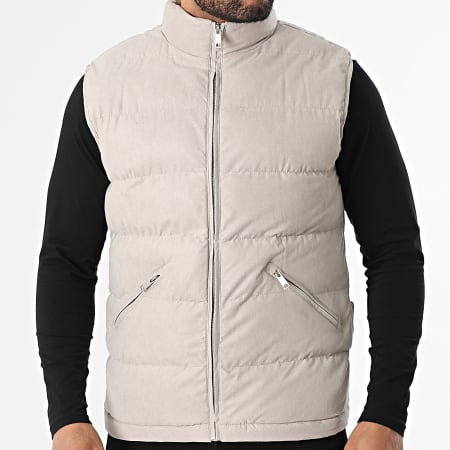 Frilivin - Plumífero sin mangas U77 Beige