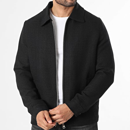 Frilivin - Veste Zippée Texturée E82 Noir