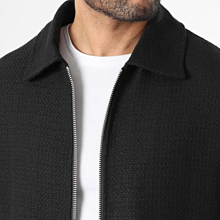 Frilivin - Veste Zippée Texturée E82 Noir