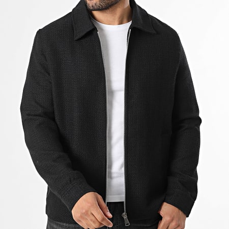 Frilivin - Veste Zippée Texturée E82 Noir