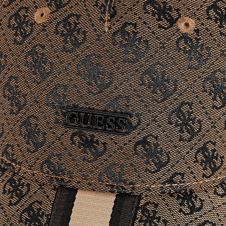 Guess - Casquette AM9594-POL01 Camel Noir Beige