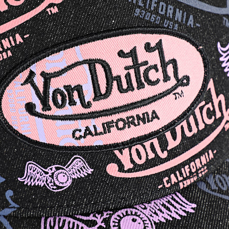Von Dutch - Casquette Trucker Cafe Noir Multi