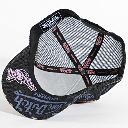 Von Dutch - Casquette Trucker Cafe Noir Multi