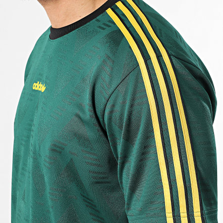 Adidas Originals - Tee Shirt A Bandes Jacquard Jersey KE3337 Vert