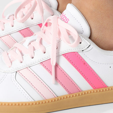 Adidas Performance - Zapatillas Mujer Breaknet Sleek KJ3799 Calzado Blanco Rosa Claro Rosa